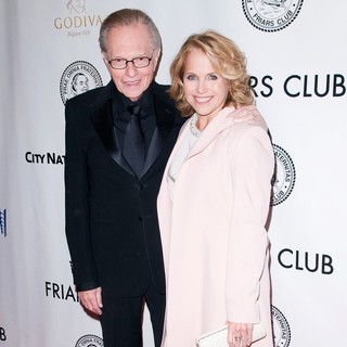 Larry King, Katie Couric in Larry King Is Honored at The 2011 Friars Club Testimonial Dinner Gala