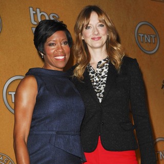 Regina King, Judy Greer in The 18th Annual Screen Actors Guild Awards Nominations Announcement