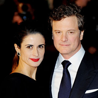 Livia Giuggioli, Colin Firth in The BFI London Film Festival: 'The King's Speech' - UK Film Premiere - Arrivals