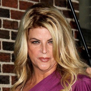 Kirstie Alley in The Late Show with David Letterman - Arrivals