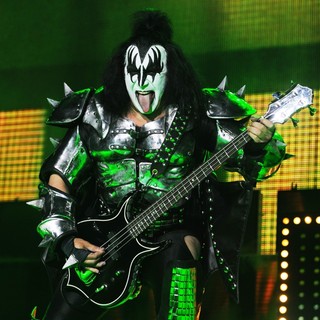 Gene Simmons, KISS in KISS Performing at Wembley Arena