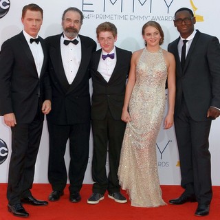 Diego Klattenhoff, Mandy Patinkin, Jackson Pace, Morgan Saylor, David Harewood in 64th Annual Primetime Emmy Awards - Arrivals