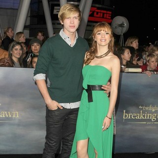 Tristan Klier, Bella Thorne in The Premiere of The Twilight Saga's Breaking Dawn Part II