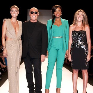 Heidi Klum, Michael Kors, Jennifer Hudson, Nina Garcia in Mercedes-Benz New York Fashion Week Spring-Summer 2013 - Project Runway