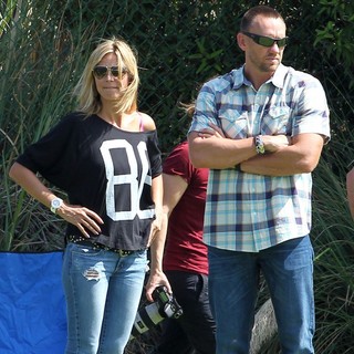 Heidi Klum, Martin Kristen in Heidi Klum Goes to Her Son's Soccer Game