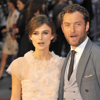 Keira Knightley, Jude Law in The Premiere of Anna Karenina
