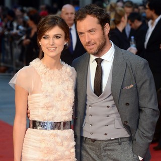 Keira Knightley, Jude Law in The Premiere of Anna Karenina