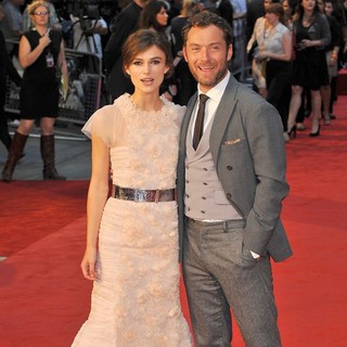 Keira Knightley, Jude Law in The Premiere of Anna Karenina