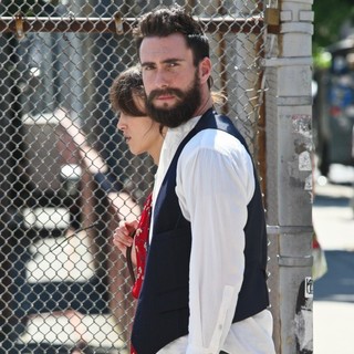 Adam Levine, Keira Knightley in Can a Song Save Your Life? Filming on Location