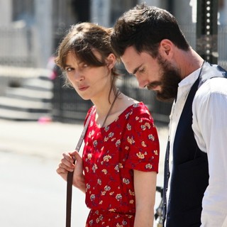 Keira Knightley, Adam Levine in Can a Song Save Your Life? Filming on Location