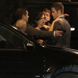 Keira Knightley, Chris Pine in Shoot Scenes for Jack Ryan Movie on Location