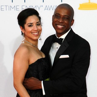 Jill Knox, Keith Powell in 64th Annual Primetime Emmy Awards - Arrivals