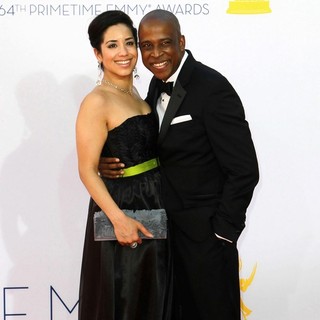 Jill Knox, Keith Powell in 64th Annual Primetime Emmy Awards - Arrivals
