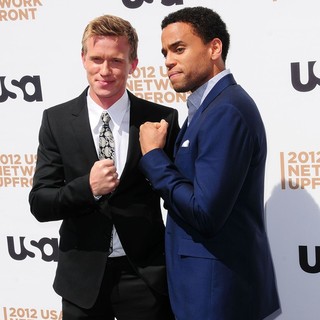 Warren Kole, Michael Ealy in The 2012 USA Network Upfront Presentation - Arrivals