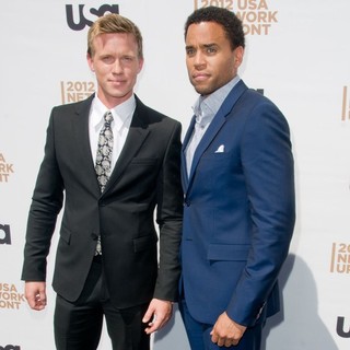 Warren Kole, Michael Ealy in The 2012 USA Network Upfront Presentation - Arrivals