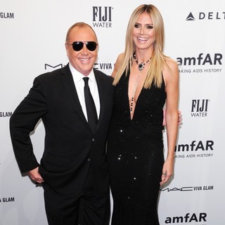 Michael Kors, Heidi Klum in The amfAR Gala 2013