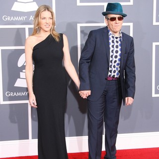 Diana Krall, Elvis Costello in 54th Annual GRAMMY Awards - Arrivals