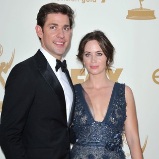 John Krasinski, Emily Blunt in The 63rd Primetime Emmy Awards - Arrivals