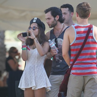 Zoe Kravitz, Penn Badgley in Celebrities at The 2012 Coachella Valley Music and Arts Festival - Week 2 Day 2