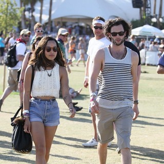 Zoe Kravitz, Penn Badgley in Celebrities at The 2012 Coachella Valley Music and Arts Festival - Week 2 Day 3