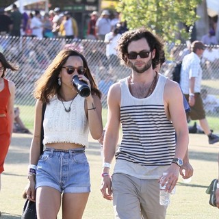 Zoe Kravitz, Penn Badgley in Celebrities at The 2012 Coachella Valley Music and Arts Festival - Week 2 Day 3