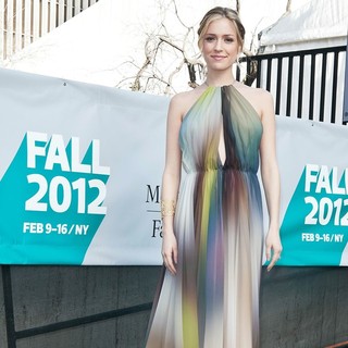 Kristin Cavallari in Mercedes-Benz Fashion Week - Fall 2012 - Dennis Basso - Outside Arrivals