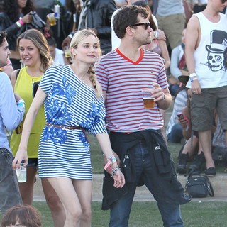 Diane Kruger, Joshua Jackson in Celebrities at The 2012 Coachella Valley Music and Arts Festival - Day 3