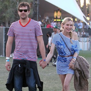Joshua Jackson, Diane Kruger in Celebrities at The 2012 Coachella Valley Music and Arts Festival - Day 3