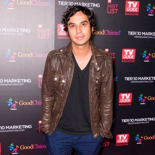 Kunal Nayyar in TV Guide Magazine's Annual Hot List Party