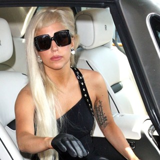 Lady GaGa in Lady Gaga Arriving at A Recording Studio