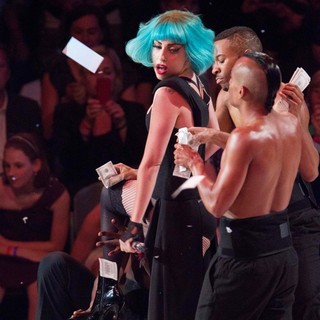 Lady GaGa in The Season Finale of ProSieben TV Show Germany's Next Topmodel 2011