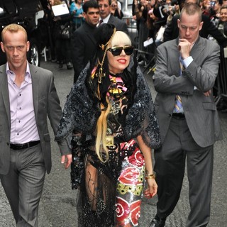 Lady GaGa in The Late Show with David Letterman - Arrivals