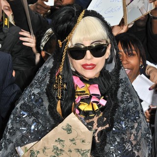 Lady GaGa in The Late Show with David Letterman - Arrivals