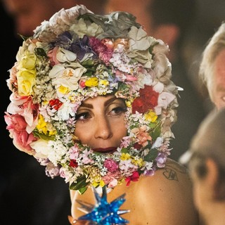 Lady GaGa in London Fashion Week Spring-Summer 2013 - Philip Treacy - Front Row