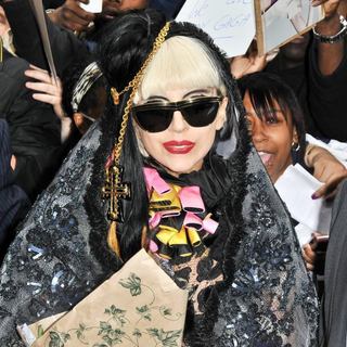 Lady GaGa in The Late Show with David Letterman at The Ed Sullivan Theater - Arrivals