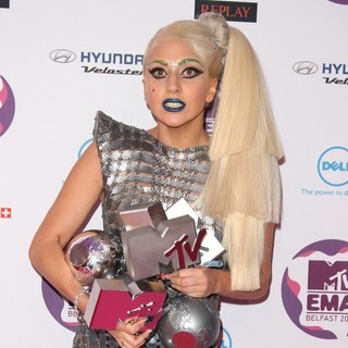 Lady GaGa in The MTV Europe Music Awards 2011 (EMAs) - Press Room