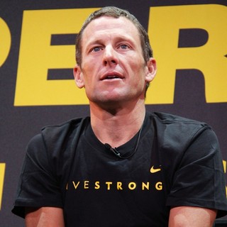 Lance Armstrong in Lance Armstrong and Nike Sportswear Launch Stages