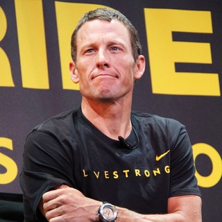 Lance Armstrong in Lance Armstrong and Nike Sportswear Launch Stages