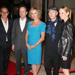 Jessica Lange, Ryan Murphy in Premiere of FX's American Horror Story