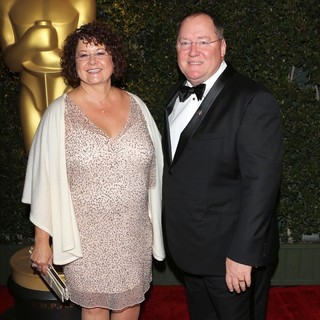 Nancy Lasseter, John Lasseter in The Academy of Motion Pictures Arts and Sciences' 4th Annual Governors Awards - Arrivals