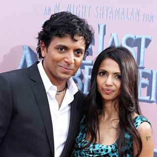 M. Night Shyamalan, Bhavna Vaswani in Premiere of 'The Last Airbender' - Arrivals
