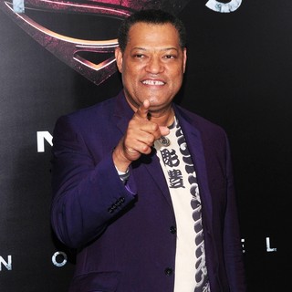 Laurence Fishburne in World Premiere of Man of Steel - Arrivals
