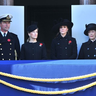 Timothy Laurence, Sophie Rhys-Jones, Kate Middleton, Susan Hussey in Sunday Commemorating Sacrifices of The Armed Forces