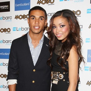 Lucien Laviscount, Dionne Bromfield in The MOBO Awards 2011 - Press Room
