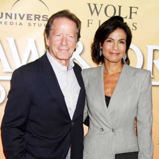 Peter Strauss, Rachel Ticotin in 'Law & Order: Los Angeles' Premiere Party