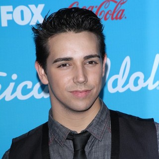 Lazaro Arbos in FOX's American Idol Finalists Party