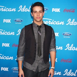 Lazaro Arbos in FOX's American Idol Finalists Party