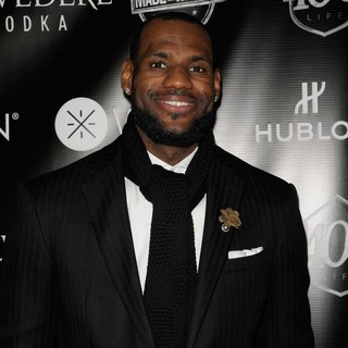 LeBron James in Dwyane Wade's 30th Birthday Celebration