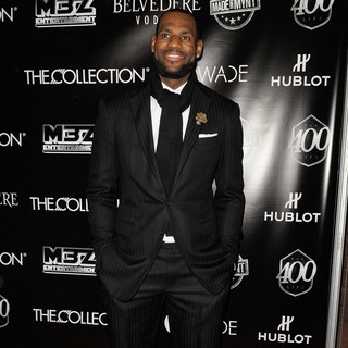 LeBron James in Dwyane Wade's 30th Birthday Celebration