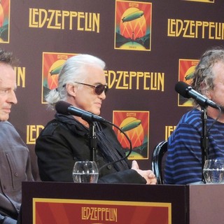 John Paul Jones, Jimmy Page, Robert Plant, Led Zeppelin in Led Zeppelin Celebration Day Press Conference